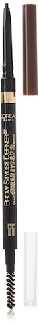 L'Oreal Paris LOreal Paris Makeup Brow Stylist Definer Waterproof Eyebrow Pencil UltraFine Mechanical Pencil Draws Tiny Brow Hairs and Fills in Sparse Areas and Gaps Brunette 0003 Ounce 1 Count