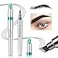 OETUIOW Eyebrow Pencil Eyebrow Microblading Pen Micro 4 Point Brow Pen Lift Snatch Eyebrow Eye Makeup LongLasting Waterproof Smudgeproof Natural Eyebrow Hair Black