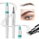 OETUIOW Eyebrow Microblading Pen with 4 Point Brow Pen Lift Snatch Microblading LongLasting Waterproof Natural Eyebrow Hair Reddish Brown