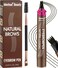 iMethod Eyebrow Pen Eyebrow Pencil Magical Upgraded Eye Brow Pencils for Women with 4 Fork Tip Spoolie Brush for HairLike Natural Brows Last AllDay Microblading Eyebrow Pen Black Brown