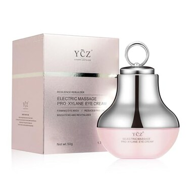 Ycz Electric Massage Eye Cream 2In1 Firming Eye Moisturizer for Under Eye Care Targets Dark Circles and Fine Lines Deep Hydration Soothes Eye Fatigue Suitable Lightweight Texture for Daily Use