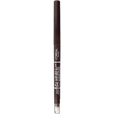 L'Oreal Paris LOreal Paris Makeup Infallible Never Fail Original Mechanical Pencil Eyeliner with Built in Sharpener Black Brown 0008 oz 1 Count