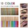 DekRion GlitterEyelinerPurpleRed GiltterEyeliner Longlasting Waterproof EyeGlitter Makeup Silver Gold Purple Green Highpigmented Colorful Eye Liner Liquid