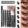 XINGXYUEL 5PCS Liquid Winged Eyeliner Stamp Pen Set Doubleheaded Black Eye Liner Pencil Longlasting Waterproof Stamp Eyeliner Set for Eye Makeup Star Heart Flower Butterfly Triangle