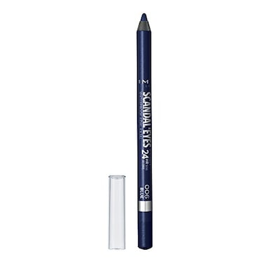 Rimmel London Scandaleyes Waterproof Kohl Kajal Eyeliner Pencil Intense Color LongWearing SmudgeProof 006 Deep Blue 004oz
