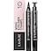 LA PURE Waterproof Liquid Eyeliner Stamp Winged Eyeliner Tool 2x Cat Eye Winged Fine Tipped Pen Eyeliner Stencil Smudge Proof Black Eye Liner Tiktok Trend Items Wing Stamp Black 10mm