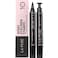 LA PURE Waterproof Liquid Eyeliner Stamp Winged Eyeliner Tool 2x Cat Eye Winged Fine Tipped Pen Eyeliner Stencil Smudge Proof Black Eye Liner Tiktok Trend Items Wing Stamp Black 10mm