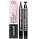 LA PURE Waterproof Liquid Eyeliner Stamp Winged Eyeliner Tool 2x Cat Eye Winged Fine Tipped Pen Eyeliner Stencil Smudge Proof Black Eye Liner Tiktok Trend Items Wing Stamp Black 8mm
