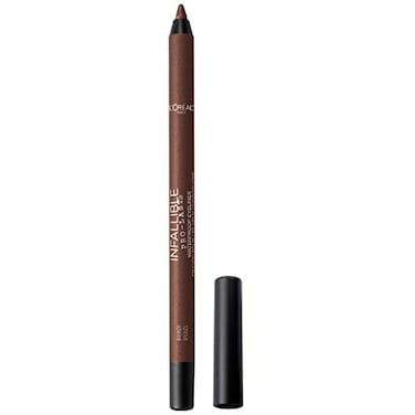 L'Oreal Paris LOreal Paris Makeup Infallible ProLast Pencil Eyeliner Waterproof and SmudgeResistant Glides on Easily to Create any Look Bronze 0042 oz