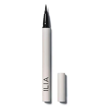 ILIA Clean Line Liquid Liner with Precision Tip Quick Dry Water Resistant Smooth Application Carbon BlackFree NonToxic Vegan CrueltyFree Classic Black 001 fl oz 055 ml
