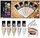Go Ho Glitter Liquid Eyeliner Colorful Set5 Colors Metallic Shimmer White Silver Gold Diamond Eye LinerGlitter Eyeliner Eyeshadow ShineWaterproof Long Lasting Glow Sparkle Eye Makeup
