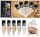 Go Ho Glitter Liquid Eyeliner Colorful Set5 Colors Metallic Shimmer White Silver Gold Diamond Eye LinerGlitter Eyeliner Eyeshadow ShineWaterproof Long Lasting Glow Sparkle Eye Makeup