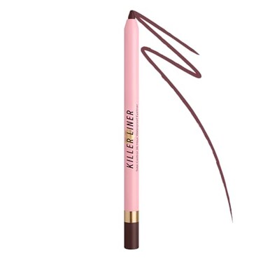 Too Faced Killer Liner 36Hour Gel Eyeliner Pencil Long Lasting Waterproof NonFlaking Eyeliner Pencil 004 Ounce Chocolate