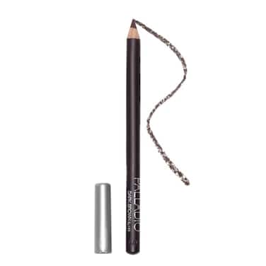 Palladio Wooden Eyeliner Pencil Thin Pencil Shape Easy Application Firm yet Smooth Formula Perfectly Outlined Eyes Contour and Line Long Lasting Rich Pigment Dark Brown