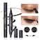 docolor Eyeliner Stamp 2In1 DoubleEnded Winged Eyeliner Stamp Liquid Winged Eye Liner Pen Waterproof Smudgeproof Long Lasting Formula for Precise Cat Eye Makeup 1PCBlack