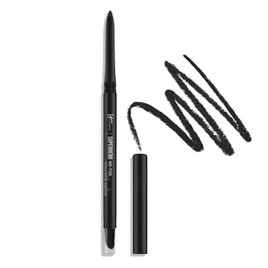 IT Cosmetics Superhero NoTug Retractable Eyeliner Black AllDay Wear Waterproof Formula Wont Smudge With Avocado Oil Chamomile Extract Vitamin E Carnauba Wax 0008 oz