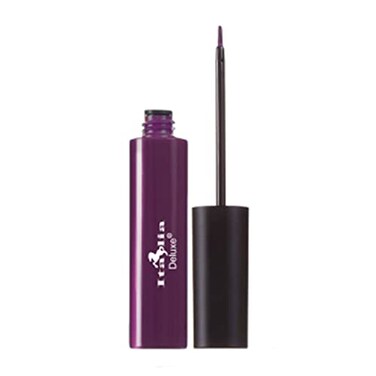 Italia-Deluxe ItaliaDeluxe Makeup 1 Classic Liquid Eyeliner 232 Matte Plum Eye Liner Vitamin E ZipBag