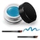 Erinde Gel Cream Eyeliner HighIntensity Pigments SmudgeProof Waterproof Long Lasting Eyeshadow Primer with 2PCS Eyeliner Brushes 10 Water Blue