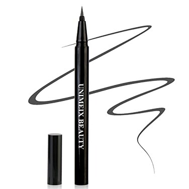 UNIMEIX Liquid Liner Waterproof Eyeliner Pen Precise All Day Wear Charcoal Gray