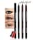 evpct 3Pcs Black Dark Brown Brown Gel Glitter Matte Metallic Eyeliner Pencils Set for Women Waterproof Smudge Proof lapiz de ojos delineador de ojos contra el agua Eye Liner Makeup 01 02 16