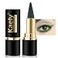 evpct 1Pcs Dark Green Gel Eyeliner Pencil Eye Black Face Paint Stick Makeup Set Waterproof Matte Cream Crayon Eyeliner Pencil Set Cat Eye Liners Eyeshadow Guide delineador de ojos contra el agua