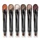LUXAZA PRO Neutral Eyeshadow Stick Makeup Set Metallic Shimmer Matte Cream Eye Shadow Eyeliner Brightener Pencil Crayon Cinnamon Coco