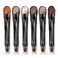 LUXAZA PRO Neutral Eyeshadow Stick Makeup Set Metallic Shimmer Matte Cream Eye Shadow Eyeliner Brightener Pencil Crayon Cinnamon Coco