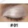 DekRion Eyeshadow Stick ShimmerCream Eye Shadow Pencil Eye Shadow Sticks LongLasting Waterproof GlitterEyeshadows Stick with Soft Brush for Eyeshadows Makeup01Silverywhite
