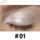 DekRion Eyeshadow Stick ShimmerCream Eye Shadow Pencil Eye Shadow Sticks LongLasting Waterproof GlitterEyeshadows Stick with Soft Brush for Eyeshadows Makeup01Silverywhite