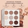 docolor Neutral Eyeshadow Palette 9 Colors Nude Brown Eyeshadow Palette Eye Shadow Palette Makeup Palettes with Velvety and Silky Finishes Highly Pigmented Mattes Shimmers Glitter Eye Makeup Palettes