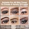 evpct 6 Colors Smokey Grey Eyeshadow Palette Black Smoky Gray White Silver Taupe Glitter Sparkle Shimmer Matte High Pigment Mini Travel Eye shadow Palette Makeup for older Women Long Lasting