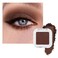 evpct Dark Brown Matte Eyeshadow Singles Coffee Mocha Cocoa Chocolate Brown Cream Single Matte Eye Shadow Palette Makeup for Older Women High Pigment Waterproof Monochrome Mini Eyeshadow Palette