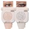 FeiCuiYun 2Pcs Glitter Shimmer Sparkle Eyeshadow Palette Makeup for Green Blue Eyes Light BrownSliver Glitter Shimmer eyeshadow Palette Cream Iridescent Single Monochrome Eye Shadow Makeup
