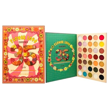 Rude Cosmetics Flower Love 35 Eyeshadows Palette Gardener by for Women 134 oz Eye Shadow