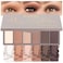Kaely 6 Color Mini Nude Brown Neutral Eyeshadow Palette Makeup Highly Pigmented Eye Shadow Palette Waterproof Natural Matte Eye Shadow Palette paleta de sombras de ojos Vegan Crueltyfree 10