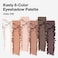Kaely 6 Color Mini Nude Brown Neutral Eyeshadow Palette Makeup Highly Pigmented Eye Shadow Palette Waterproof Natural Matte Eye Shadow Palette paleta de sombras de ojos Vegan Crueltyfree 10