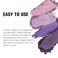 Kaely Powder Eyeshadow Quad Lavender Purple Glitter Eyeshadow Palette Makeup Neutral Eye Shadow Palette for Older Women Pigmented Waterproof sombras para ojos Blendable Crueltyfree 05
