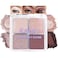 Kaely Powder Eyeshadow Quad Pearl Mauve Glitter Shimmer Eyeshadow Palette Makeup Neutral Eye Shadow Palette for Older Women Pigmented Waterproof sombras para ojos Blendable Crueltyfree 11