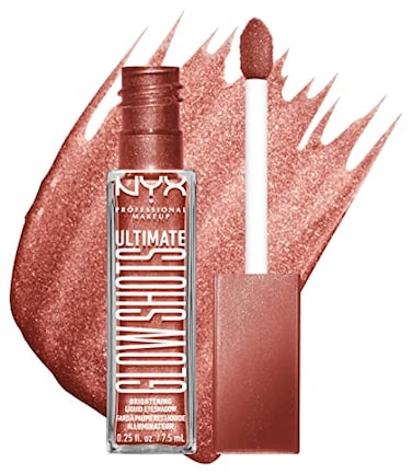 NYX PROFESSIONAL MAKEUP Ultimate Glow Shots Liquid Eyeshadow LongLasting Shimmer Eye Shadow with Vitamin C Mango Moment