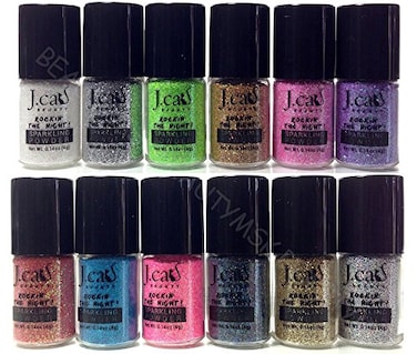 J.CAT BEAUTY Jcat Beauty Mineral Base Loose Powder Sparklingglitter Eye Shadow Pigment 12 Colors