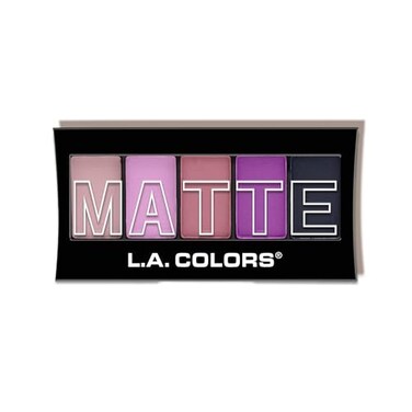 L.A. COLORS LA COLORS 5 Color Matte Eyeshadow Plum Pashmina CEM479