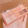Go Ho 10 Colors Eyeshadow PaletteMatteGlitterShimmer Eyeshadow Korean MakeupLong Lasting Blendable ShadesNaturingLookingWaterproof Cool Eye Shadow Makeup Palette01