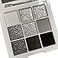 Go Ho Black Grey Silver Smoky Eyeshadow Palette9 Colors MatteShimmer Eye Makeup PaletteGoth Eye Shadow Pallets for WomenWaterproof Cool Eye Shadow Palette Makeup with Prism Mirror