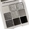 Go Ho Black Grey Silver Smoky Eyeshadow Palette9 Colors MatteShimmer Eye Makeup PaletteGoth Eye Shadow Pallets for WomenWaterproof Cool Eye Shadow Palette Makeup with Prism Mirror