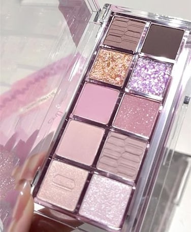 Go Ho 10 Colors Eyeshadow PaletteMatteGlitter Eyeshadow MakeupLong Lasting Blendable ShadesNaturingLookingWaterproof Cool Eye Shadow Palette14 Midsummer Dream