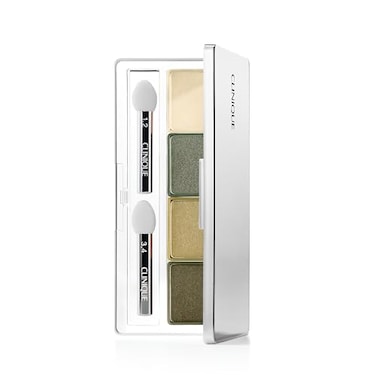 Clinique All About Shadow Eye Shadow Quad Long Lasting Crease Fade Resistant Safe For Sensitive Eyes On Safari 005 Ounce