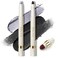LUXAZA PRO 2PCS Eyeshadow Makeup Stick Cream Shimmer Eyeshadow Highlighter Makeup Eye Brightener Pencil Sticks Cosmetics with Builtin Brush and Sharpener S5M6 GothTown