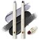 LUXAZA PRO 2PCS Eyeshadow Makeup Stick Cream Shimmer Eyeshadow Highlighter Makeup Eye Brightener Pencil Sticks Cosmetics with Builtin Brush and Sharpener S5M6 GothTown