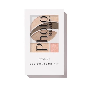 REVLON Revlon PhotoReady Eye Contour Kit Neutral Eyeshadow Palette WetDry Shimmer 5 Shades DoubleEnded Brush PACKAGING MAY VARY 505 Impressionist 01 oz