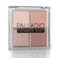 Palladio Eyeshadow Quads Velvety Pigmented Blendable Matte Metallic and Shimmer Finishes Creamy Formula Four Way Quad Eye Shadow Palette TalcFree Ballerina